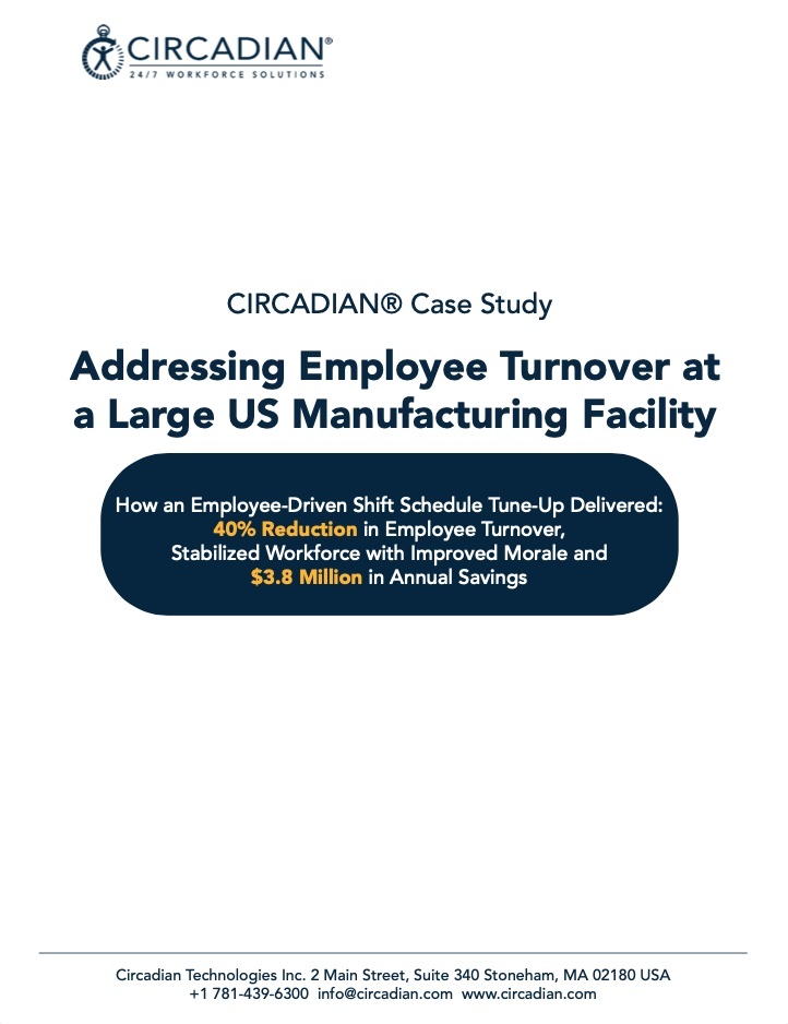 CIRCADIAN CaseStudy TurnovertLargeMfgFacility